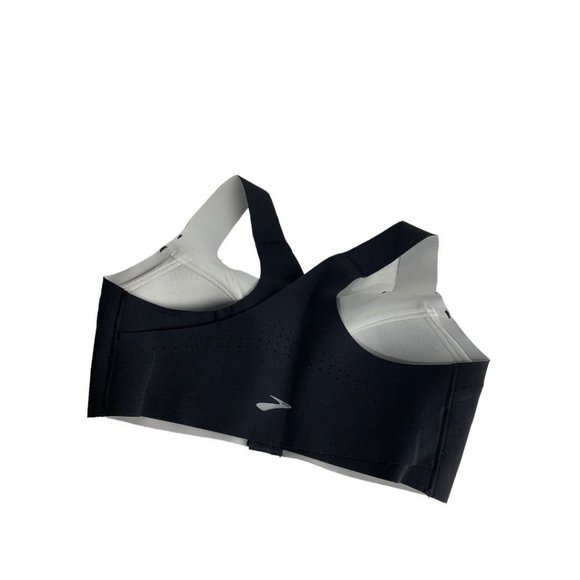 32C Brooks Dare Zip Racerback Running Sports Bra Front Zip S20 Style 350075 - Picture 4 of 10